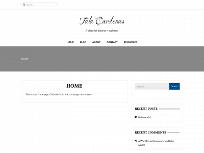 talacardenas.com snapshot