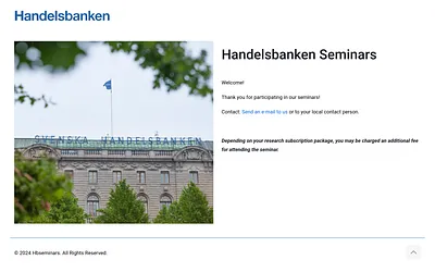 hbseminars.se snapshot