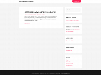 voyagesnearandfar.com snapshot