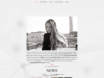 nataliesundelin.com snapshot