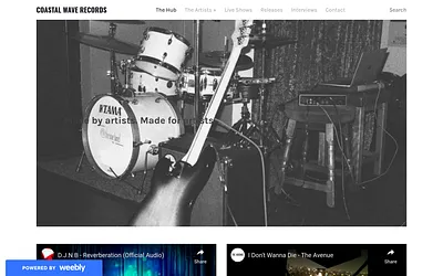 coastalwaverecords.weebly.com snapshot