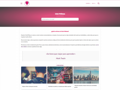clubphileas.com snapshot