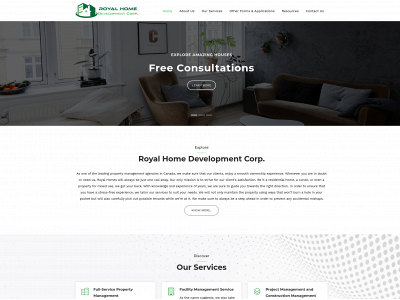 royalhomedevelop.com snapshot