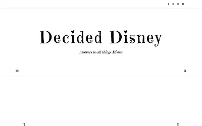 decideddisney.com snapshot