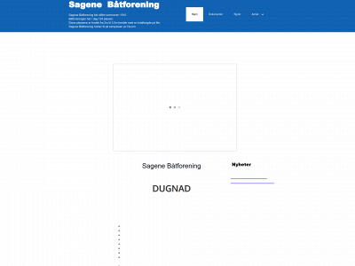 sagenebatforening.no snapshot
