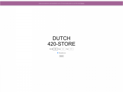 dutch420store.com snapshot