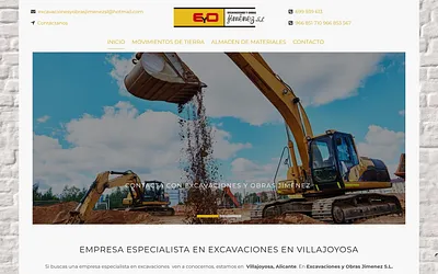 excavacionesyobrasjimenez.es snapshot