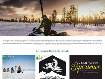 www.rentsnowmobile.se snapshot