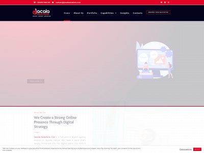 jacalasolutions.com snapshot