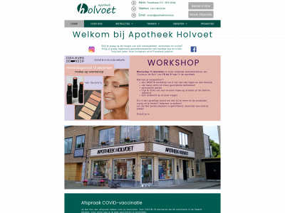 apotheekholvoet.be snapshot