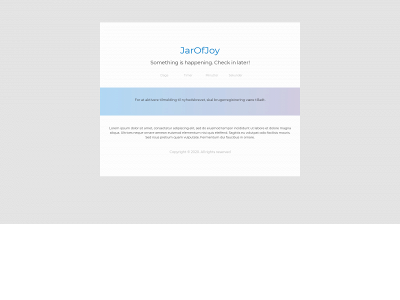 jarofjoy.dk snapshot