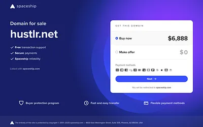 hustlr.net snapshot