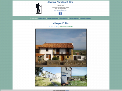 albergueelpino.com snapshot