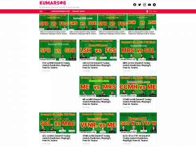 crickumar508.com snapshot