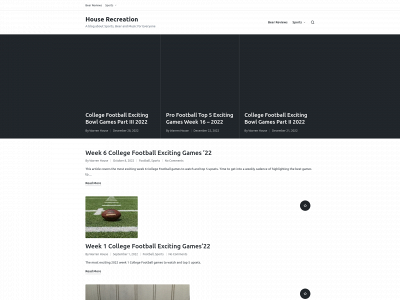 houserecreation.com snapshot