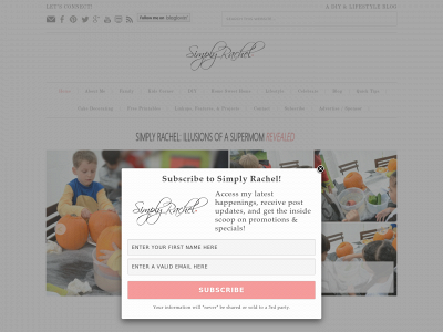 simplyrachelbyrachel.com snapshot