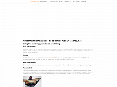 dalagamefair.se snapshot