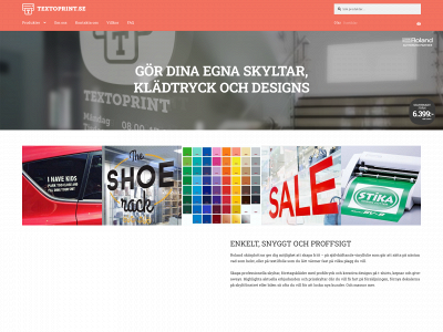 textoprint.se snapshot
