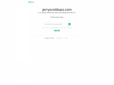 jerryscottbass.com snapshot