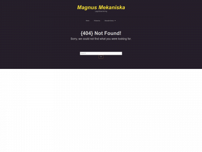 magnusmekaniska.se snapshot