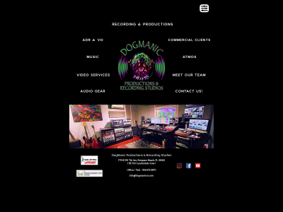 www.dogmanicrecordingstudios.com snapshot