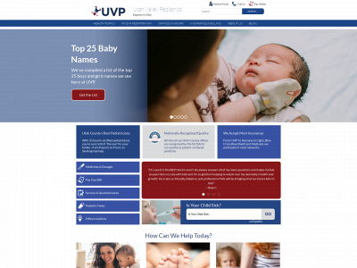 uvpediatrics.com snapshot