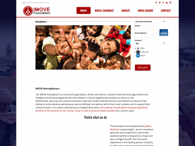 imovefoundation.org snapshot