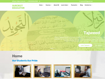 subjecteducator.com snapshot