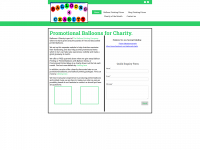 balloons4charity.co.uk snapshot
