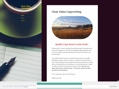 clearvaluecopywriting.com snapshot