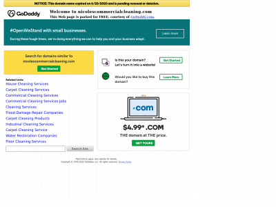 nicolescommercialcleaning.com snapshot