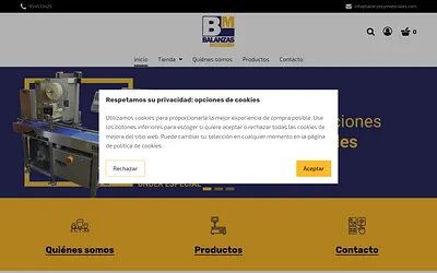 balanzasymateriales.es snapshot