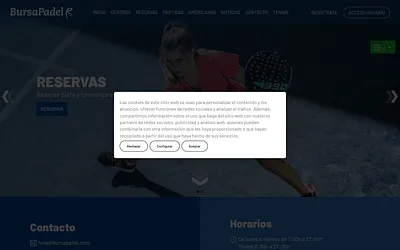 bursapadel.com snapshot