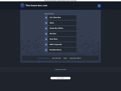 www.the-home-box.com snapshot