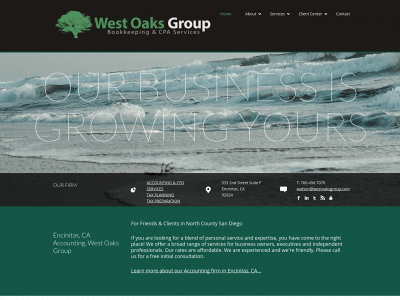 westoaksgroup.com snapshot