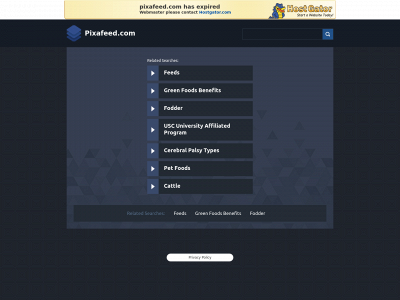 pixafeed.com snapshot