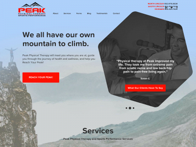 nebraskapeakpt.com snapshot
