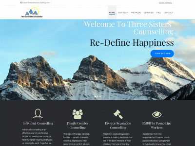 threesisterscounselling.com snapshot