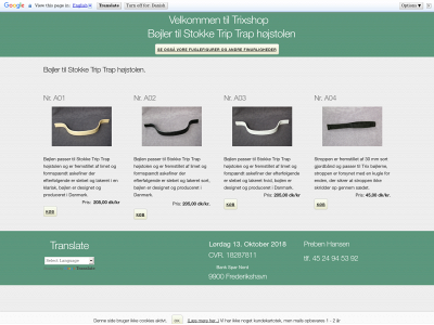 trix-shop.dk snapshot