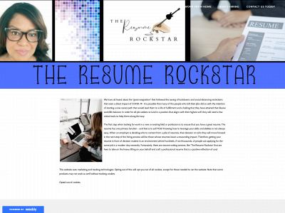 www.theresumerockstar.com snapshot