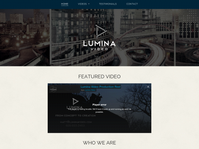 luminavideo.com snapshot
