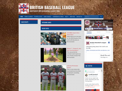 britishbaseballleague.com snapshot