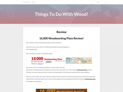 thingswithwood.com snapshot
