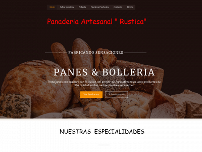panaderiarustica.com snapshot