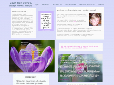 voorhetgevoel.nl snapshot