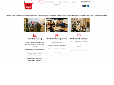 redbucketevents.com snapshot