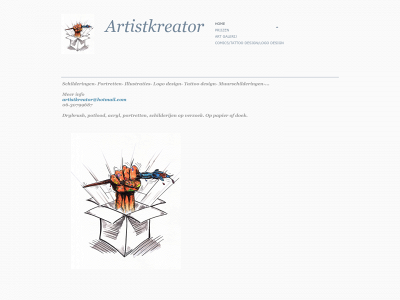 artistkreator.com snapshot