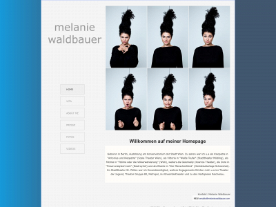 melaniewaldbauer.com snapshot