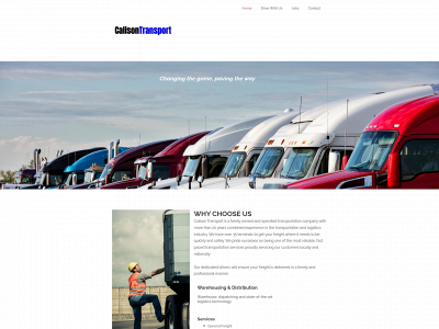 calisontransport.com snapshot