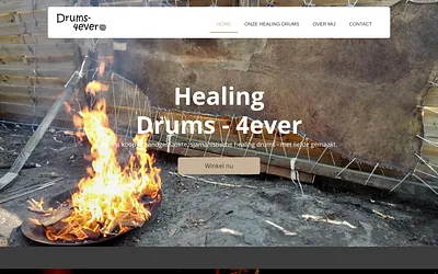healing-drums-4ever.be snapshot